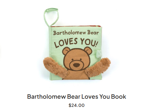 Bartholomew Bear and a storybook