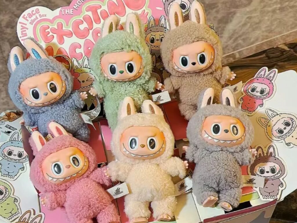 Labubu, Jellycat, and Crybaby toys