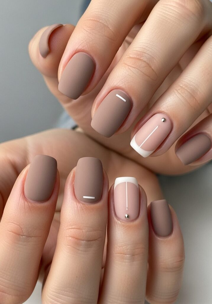 Matte Finishes for Short Nails