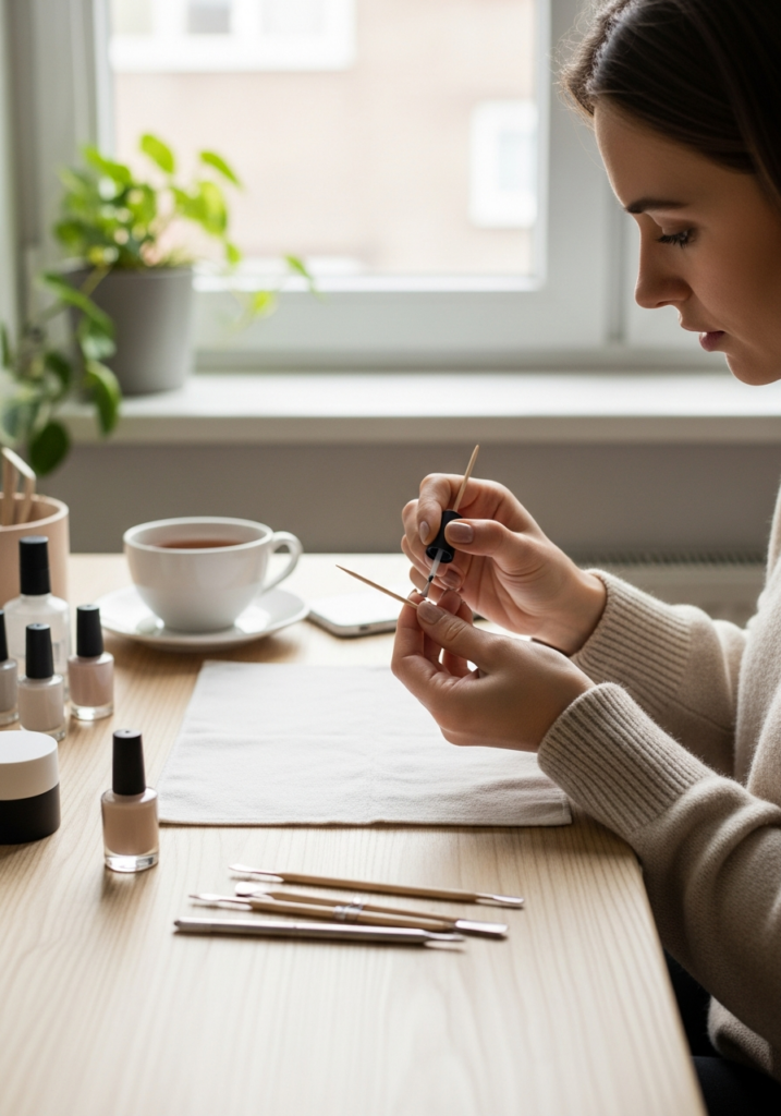 My First Time Doing Nail Art at Home