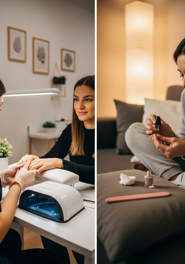 Salon vs Home Routine